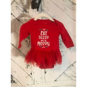 Cat jack size 0-3 month tu tu one piece xmas